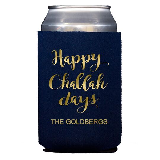 Happy Challah Days Collapsible Huggers